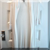 H30. White House Black Market white cardigan with ribbed collar and cuffs. Size M - $18 
